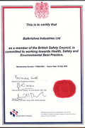 BSC certificate